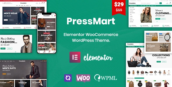 PressMart – Modern Elementor WooCommerce WordPress Theme