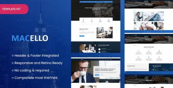 Macello – Business Consulting & Accounting Elementor Template Kit