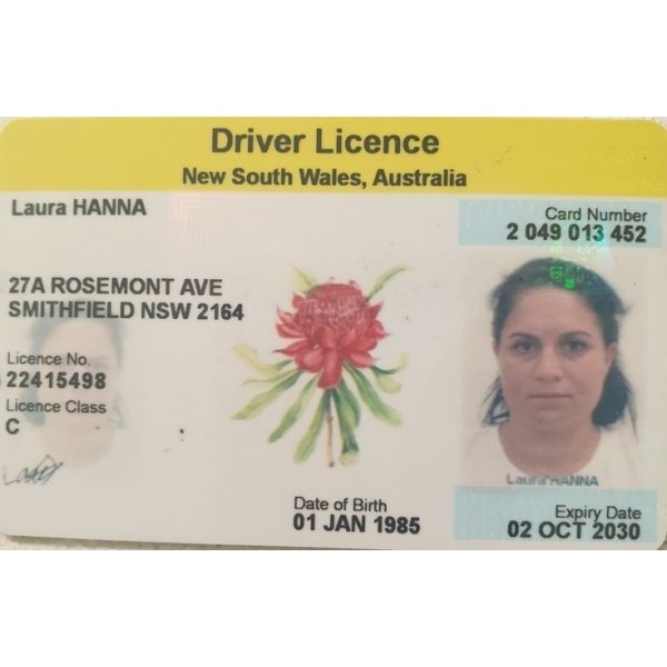 Australian driver’s license for sale