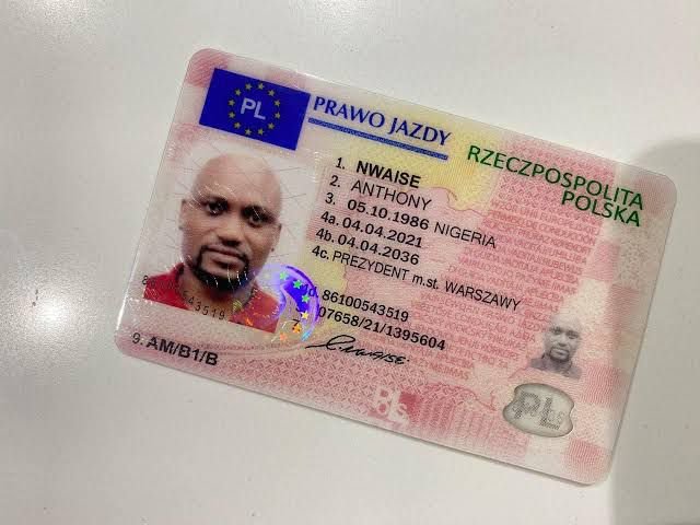 Buy Polish drivers license