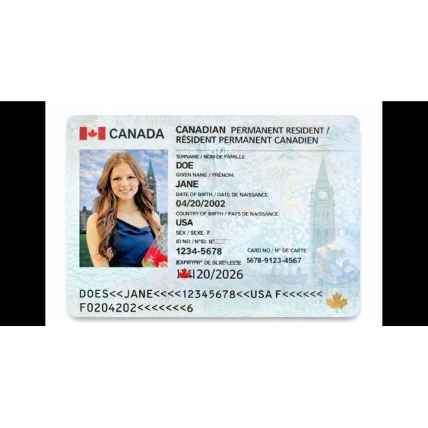 Canadian ID Cards for sale